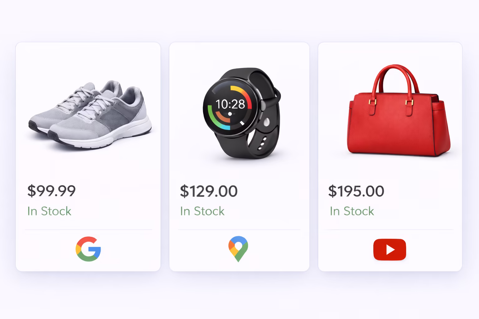 Product-based ad example preview