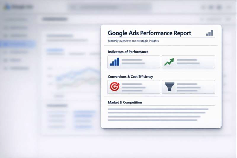 Performance report visual