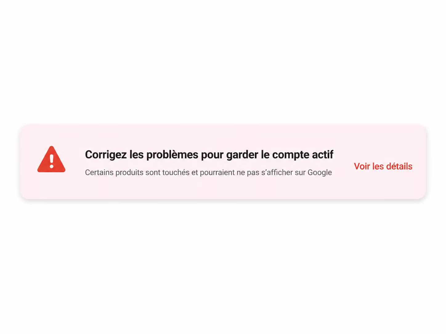 Illustration d’un enjeu de politique Google Ads