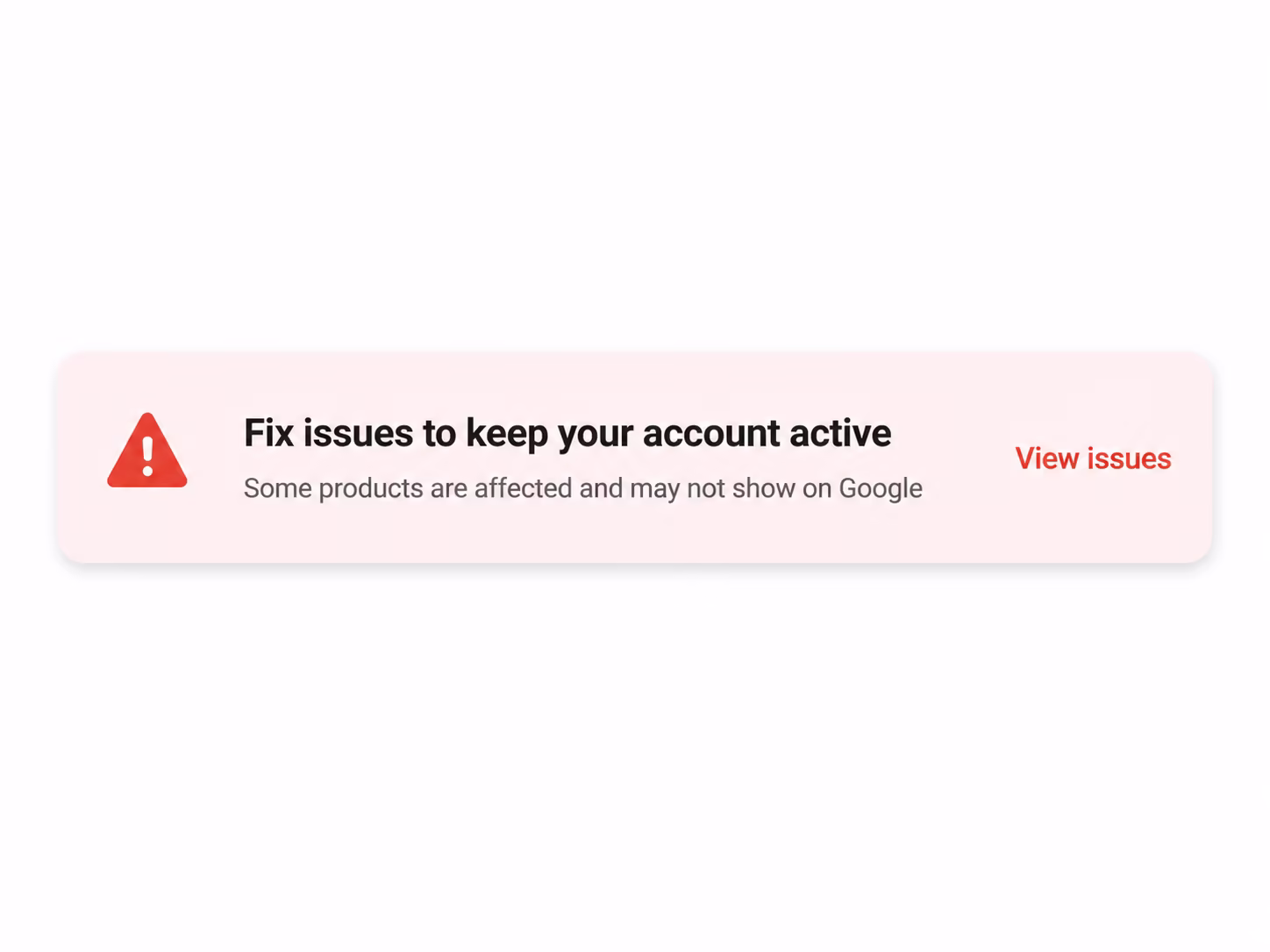 Google Ads policy issue illustration