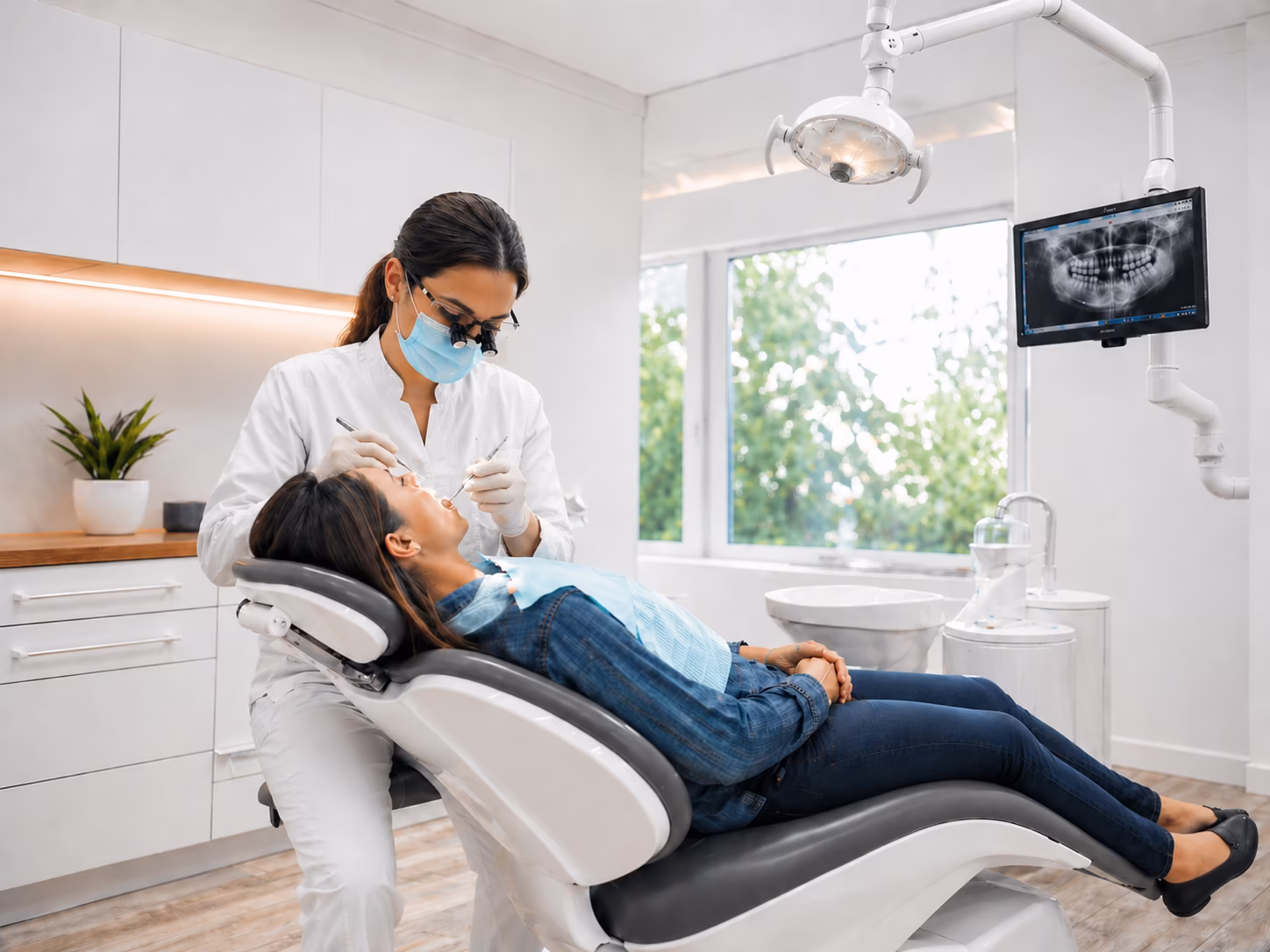 Dentist clinic service example